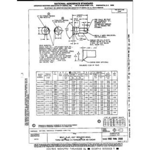 AIA NAS1992-2000