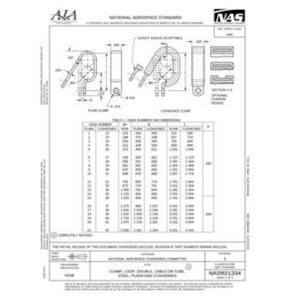 AIA NASM21334