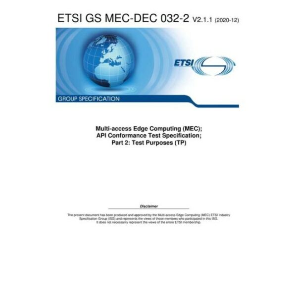 ETSI GS MEC-DEC 032-2