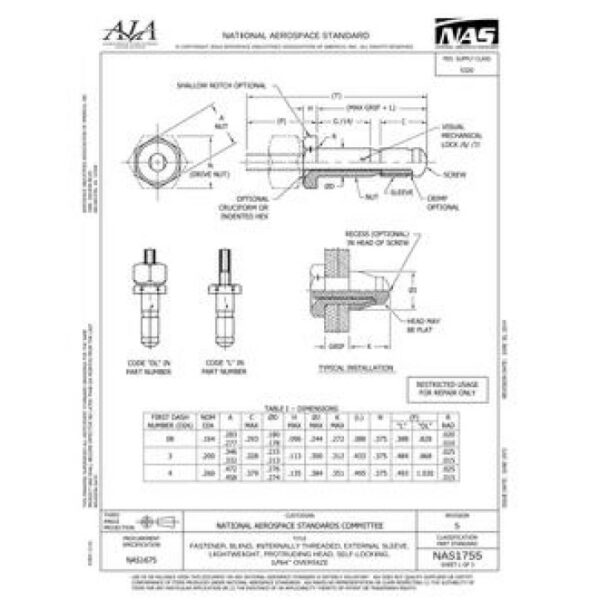 AIA NAS1755