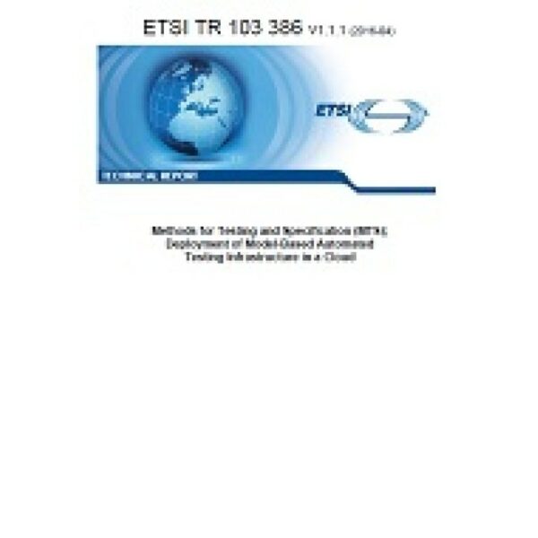 ETSI TR 103 386