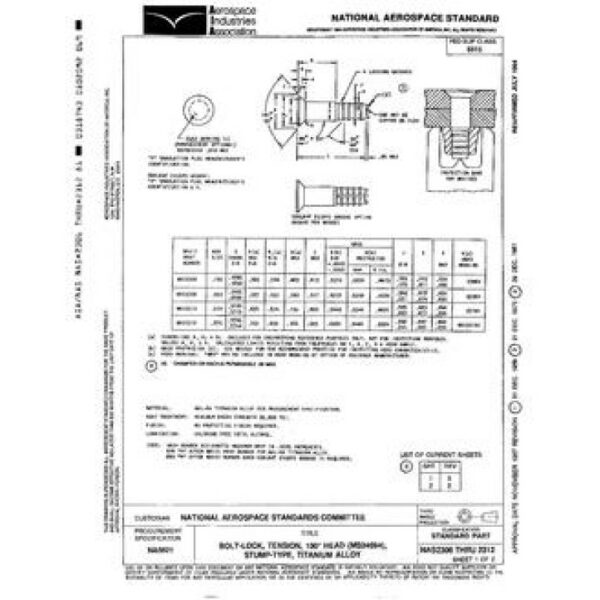 AIA NAS2306-2312