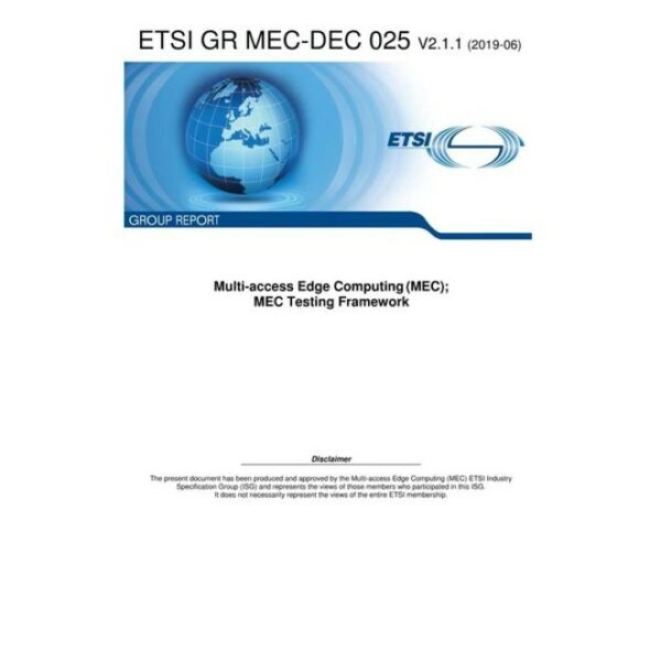 ETSI GR MEC-DEC 025