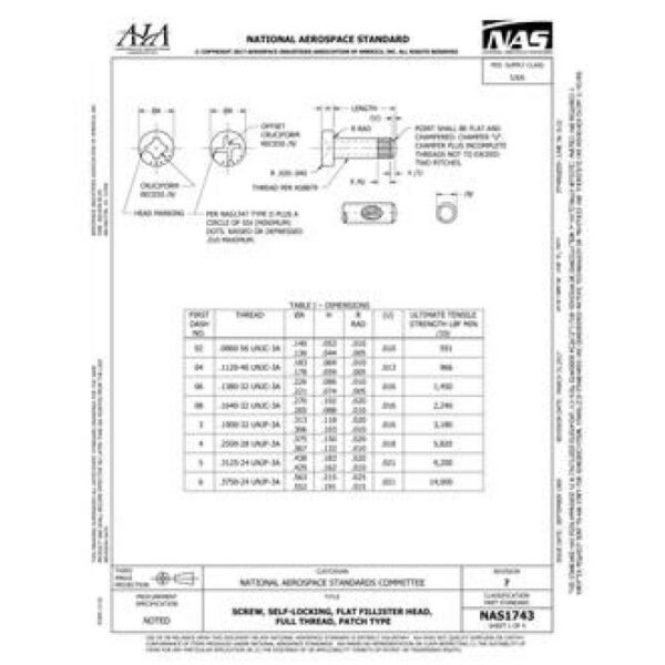 AIA NAS1743