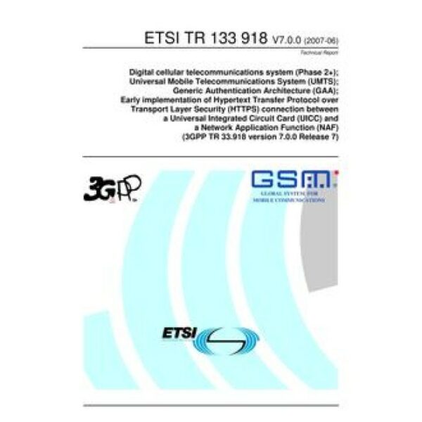 ETSI TR 133 918