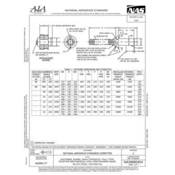 AIA NASM90354