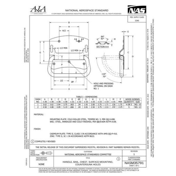 AIA NASM35791