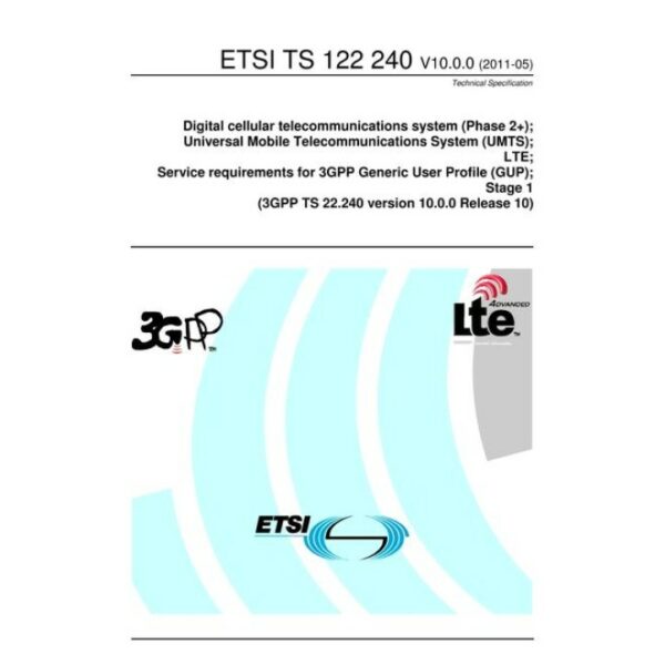 ETSI TS 122 240