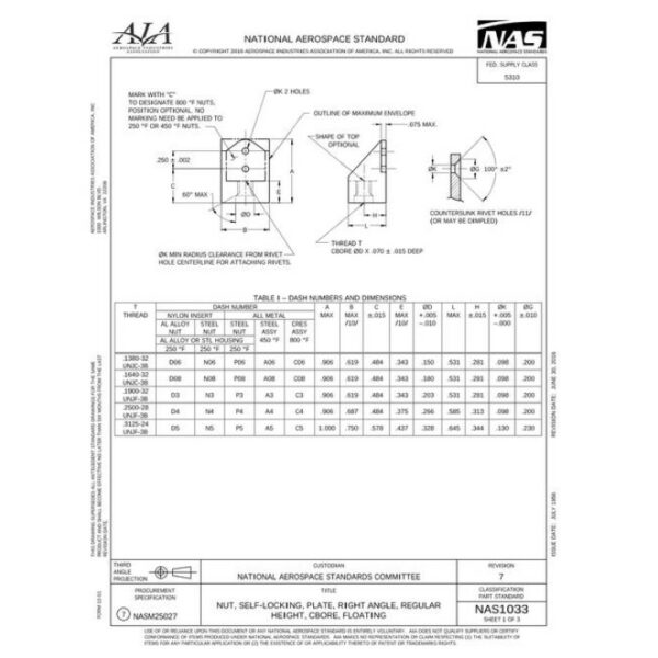 AIA NAS1033