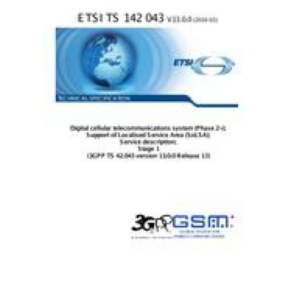 ETSI TS 142 043