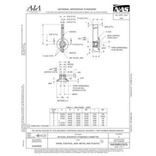 AIA NASM91525