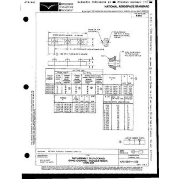 AIA NAS1034-1038