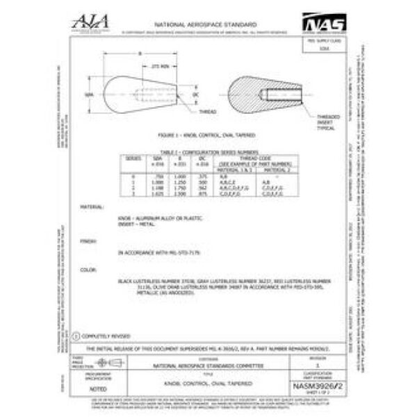 AIA NASM3926/2