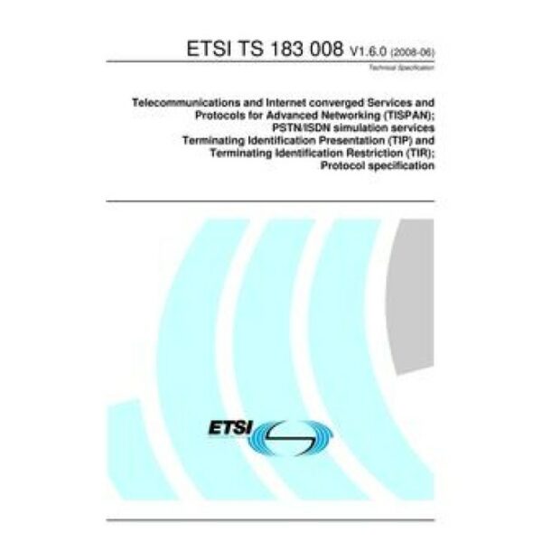 ETSI TS 183 008