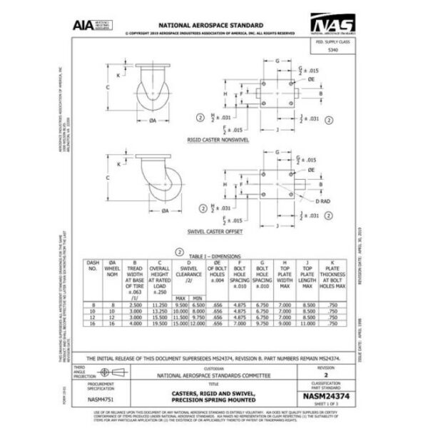 AIA NASM24374