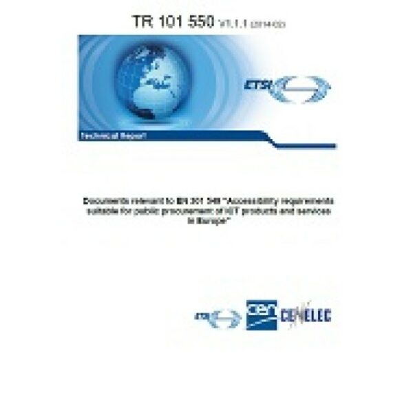 ETSI TR 101 550