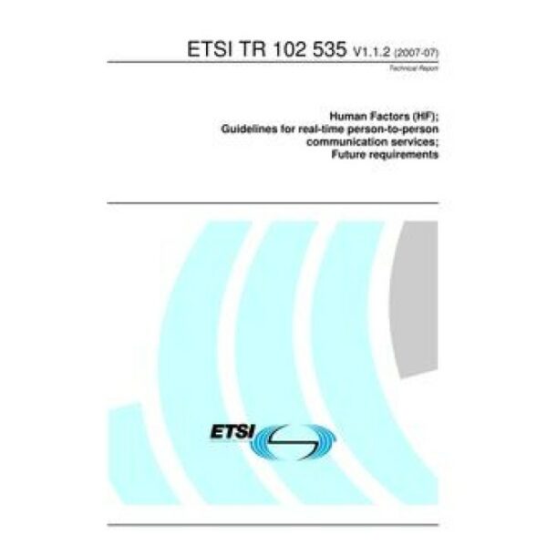 ETSI TR 102 535