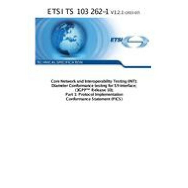 ETSI TS 103 262-1