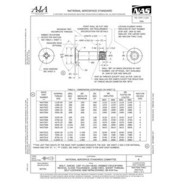 AIA NAS7500-7516