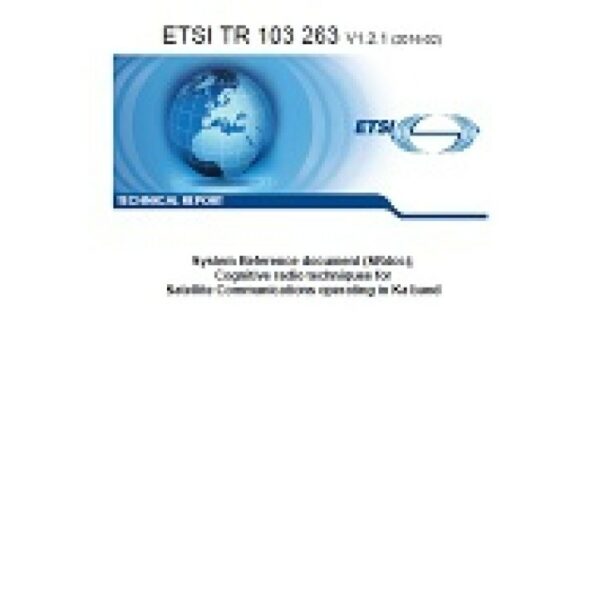 ETSI TR 103 263