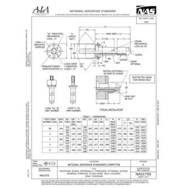 AIA NAS1750