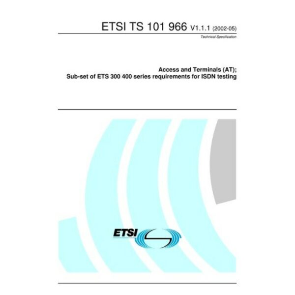 ETSI TS 101 966