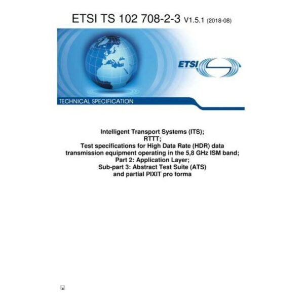 ETSI TS 102 708-2-3