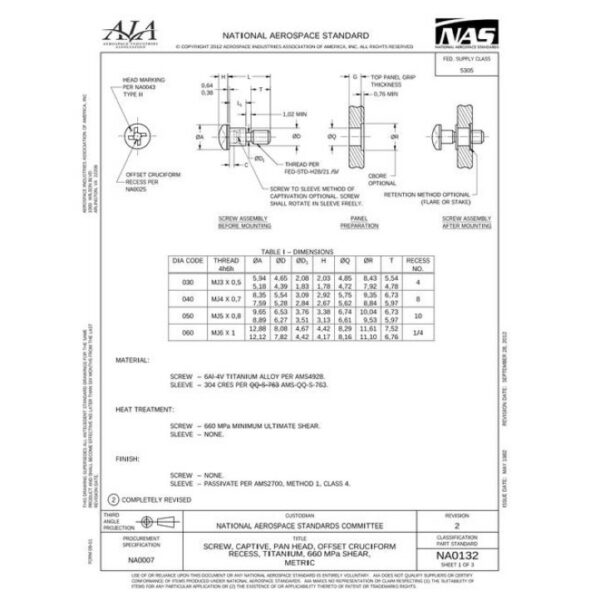 AIA NA0132