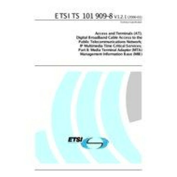 ETSI TS 101 909-8