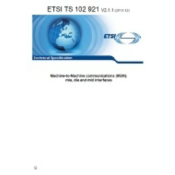 ETSI TS 102 921