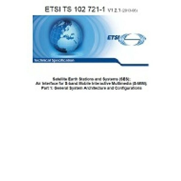 ETSI TS 102 721-1