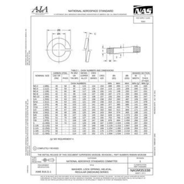 AIA NASM35338