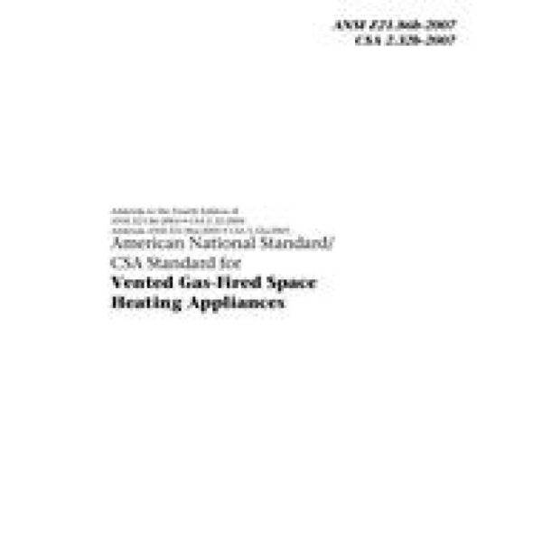 CSA ANSI Z21.86b-2007/CSA 2.32b-2007