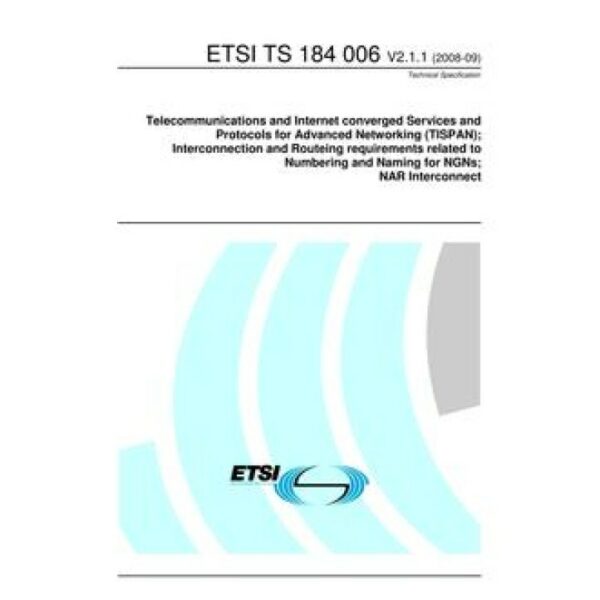 ETSI TS 184 006