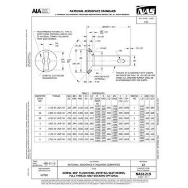 AIA NAS1219