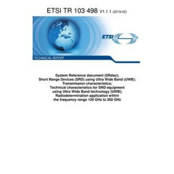 ETSI TR 103 498