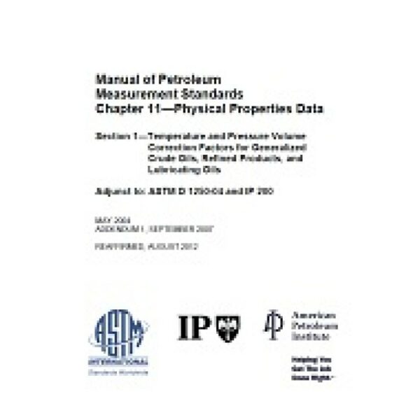 API MPMS Chapter 11.1 (R2012)