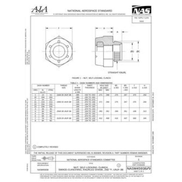 AIA NASM45938/9