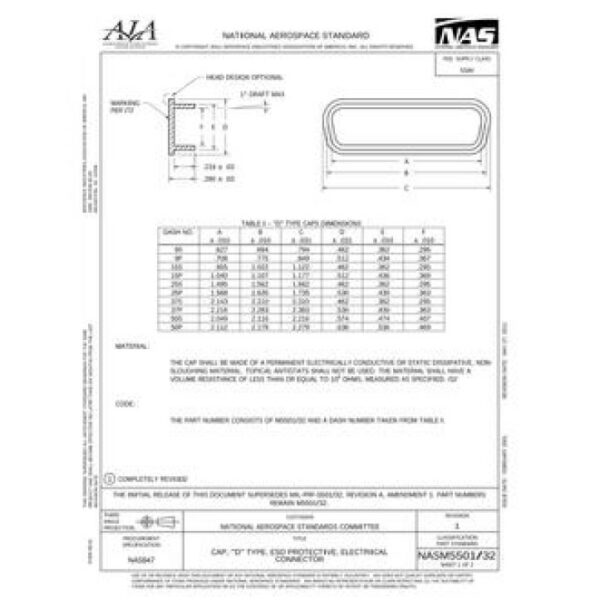 AIA NASM5501/32