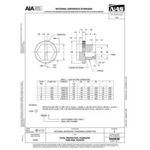 AIA NAS838