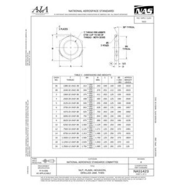 AIA NAS1423