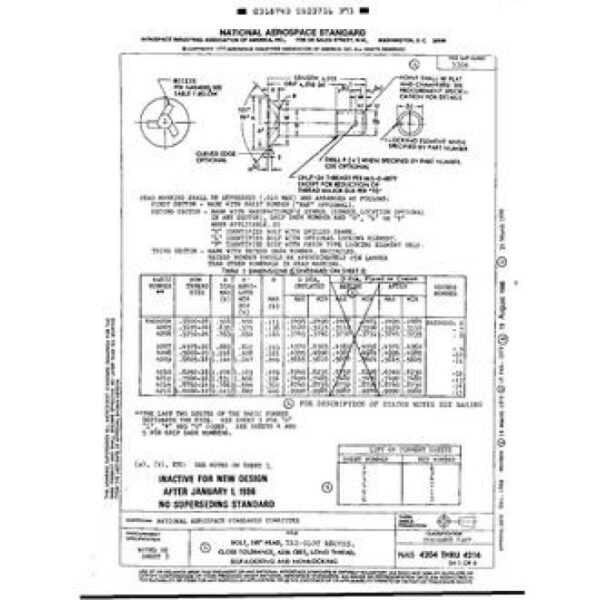 AIA NAS4204-4216