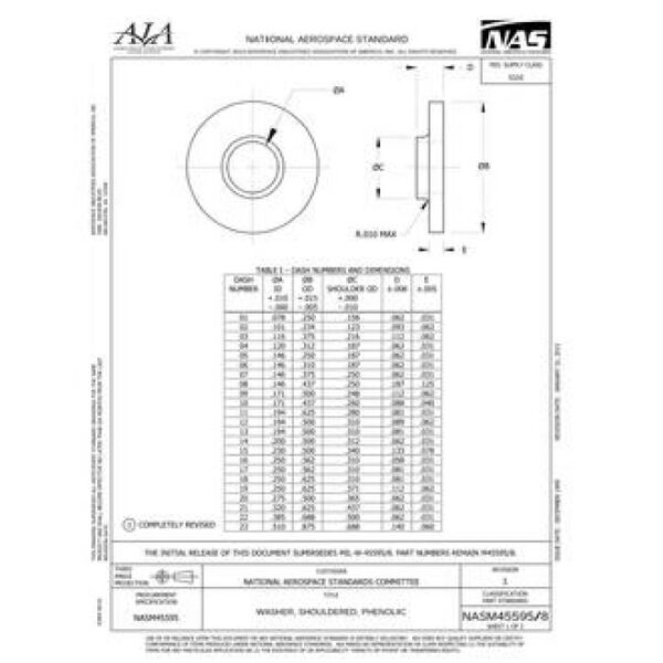 AIA NASM45595/8