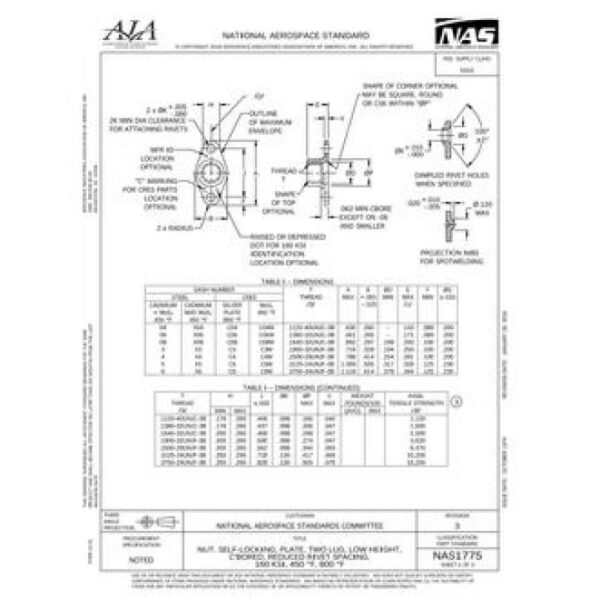 AIA NAS1775