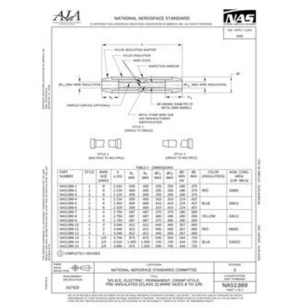 AIA NAS1389