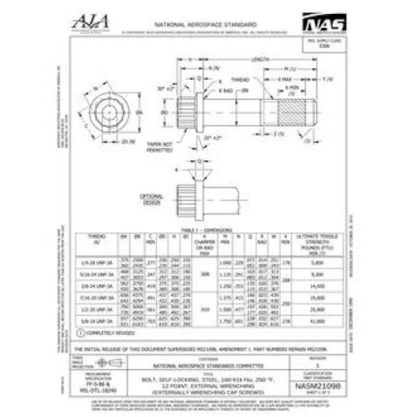 AIA NASM21098