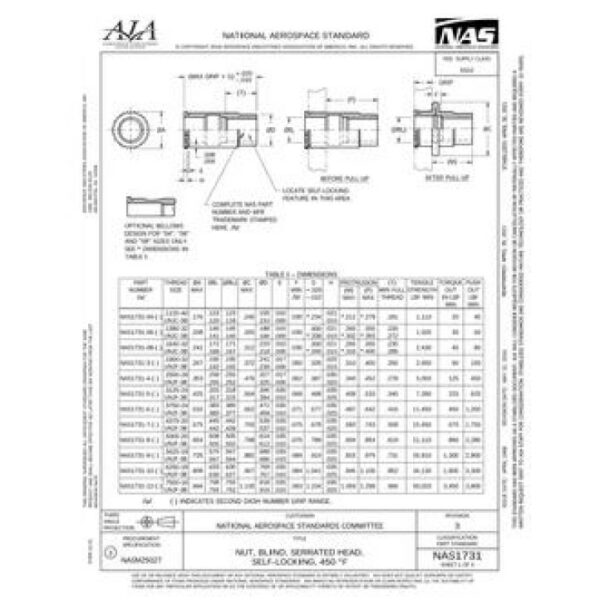 AIA NAS1731