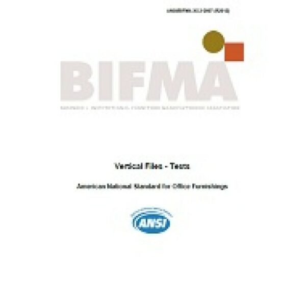 ANSI/BIFMA X5.3-2007 (R2012)