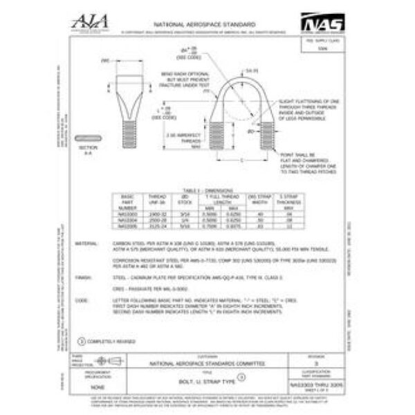 AIA NAS3303-3305