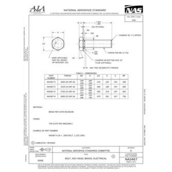 AIA NAS467